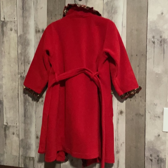 the children's place red leopard robe size 5-6 - Picture 4 of 5